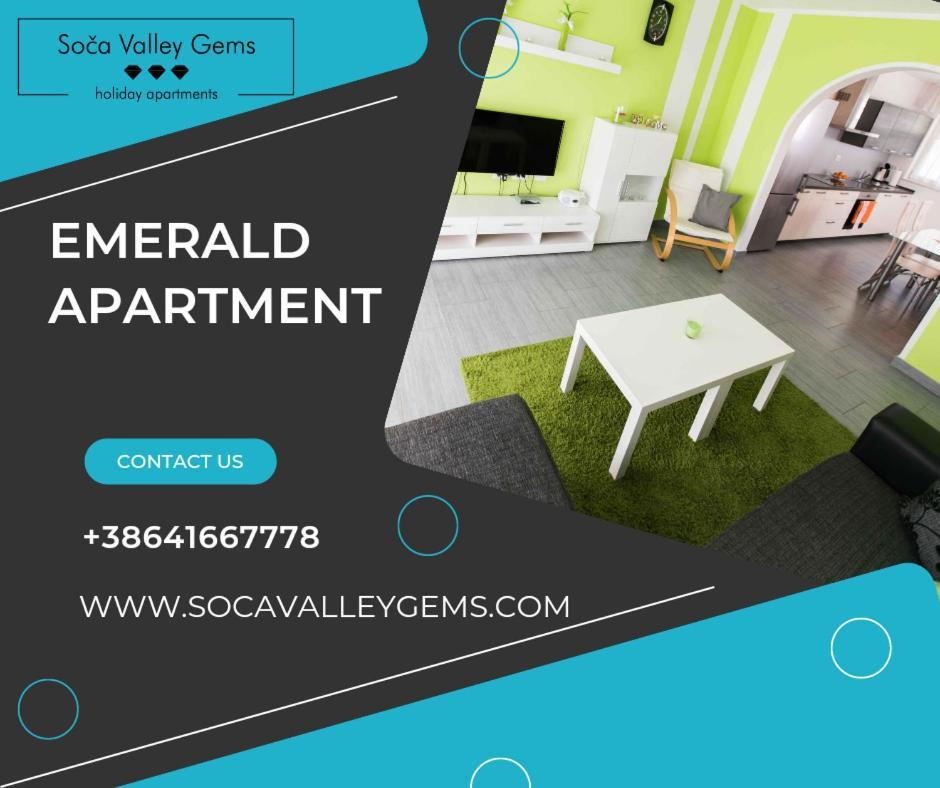 Emerald Soca Apartment Tolmin Exterior photo